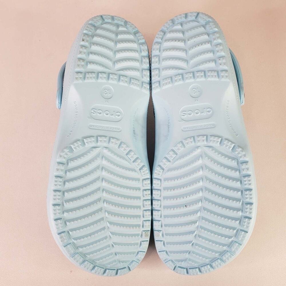 Crocs Classic Clogs Mens Size 13 Slip On North Carolina Blue TarHeels Shoes - Picture 5 of 9